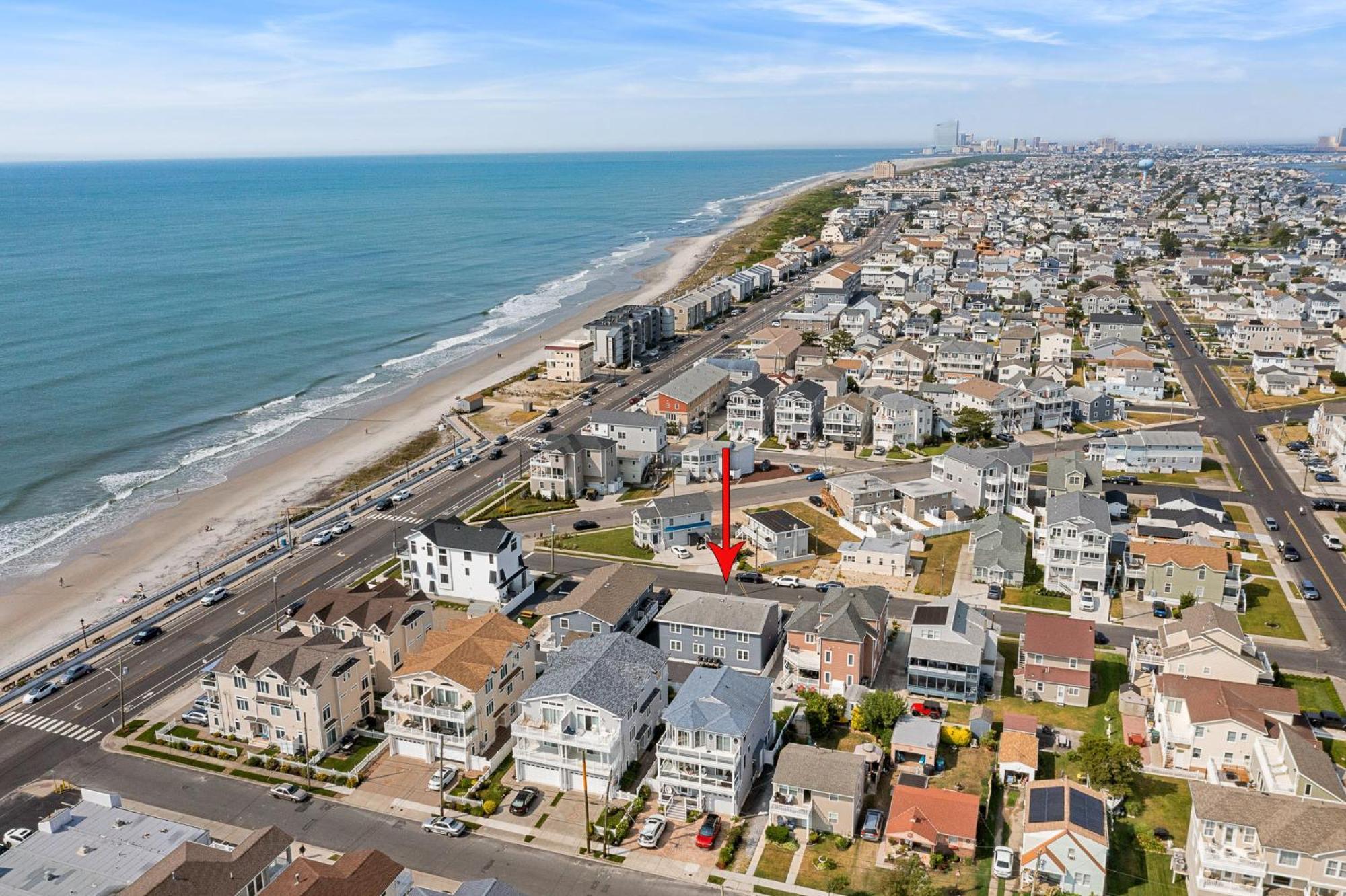 Beach Block Parking Modern Decor Porch Brigantine Bagian luar foto