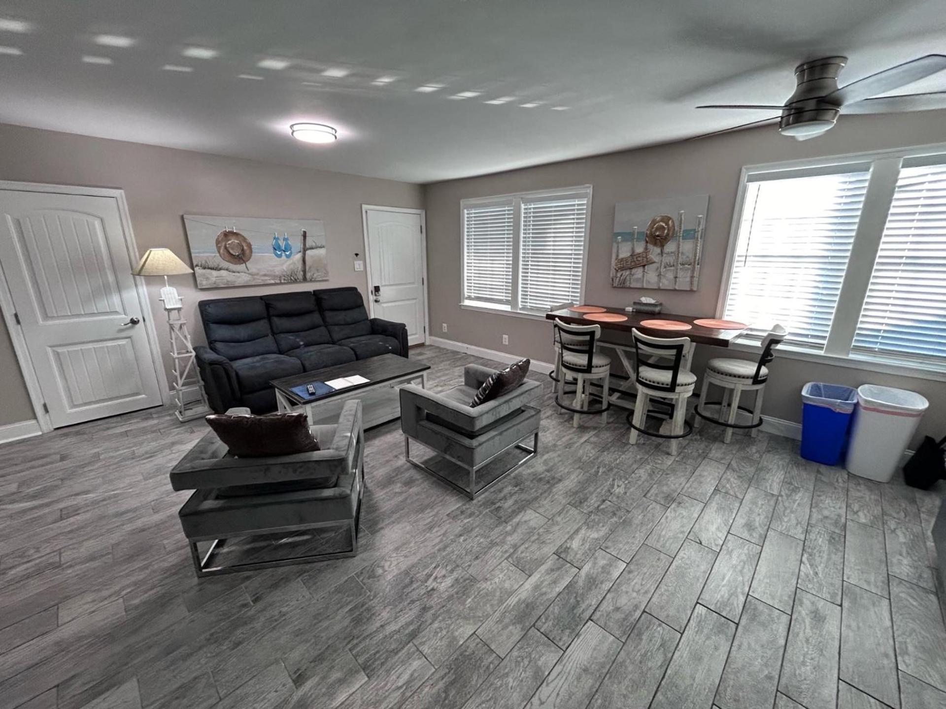 Beach Block Parking Modern Decor Porch Brigantine Bagian luar foto
