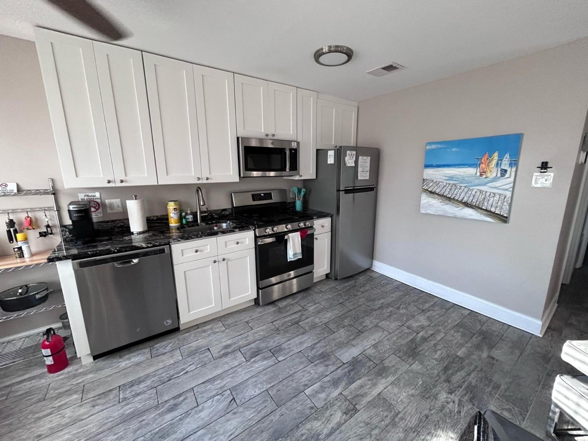 Beach Block Parking Modern Decor Porch Brigantine Bagian luar foto