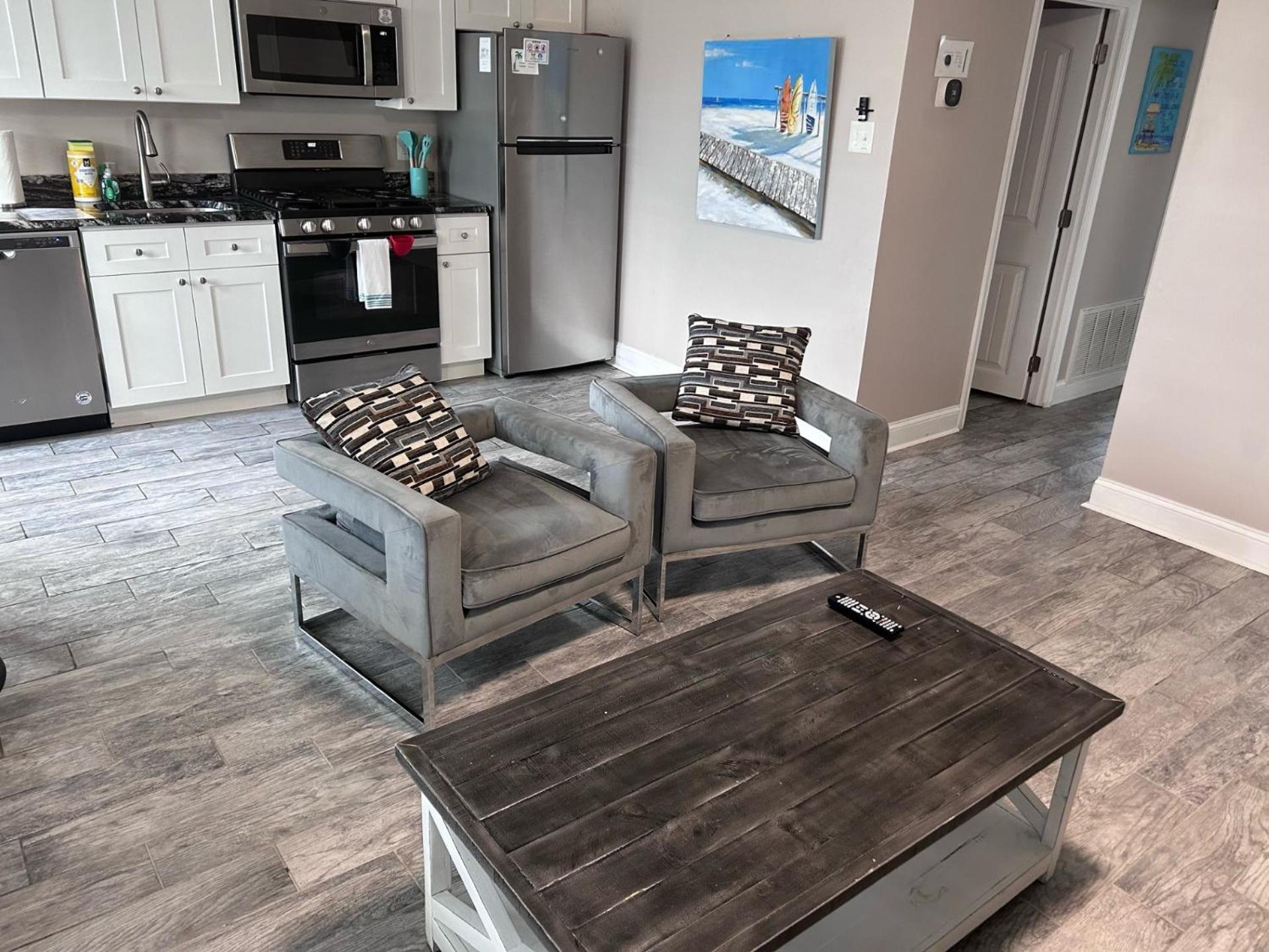 Beach Block Parking Modern Decor Porch Brigantine Bagian luar foto