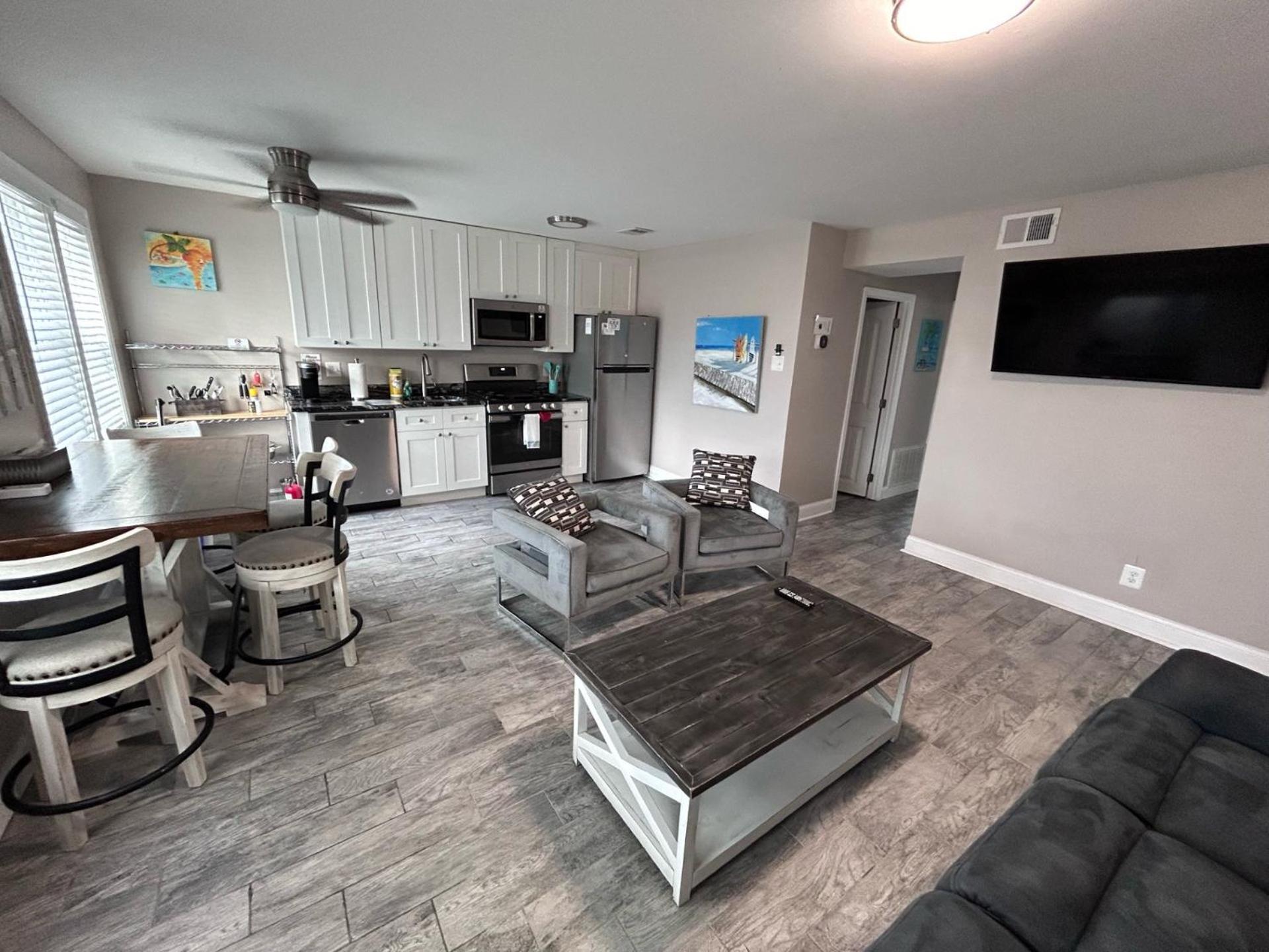 Beach Block Parking Modern Decor Porch Brigantine Bagian luar foto