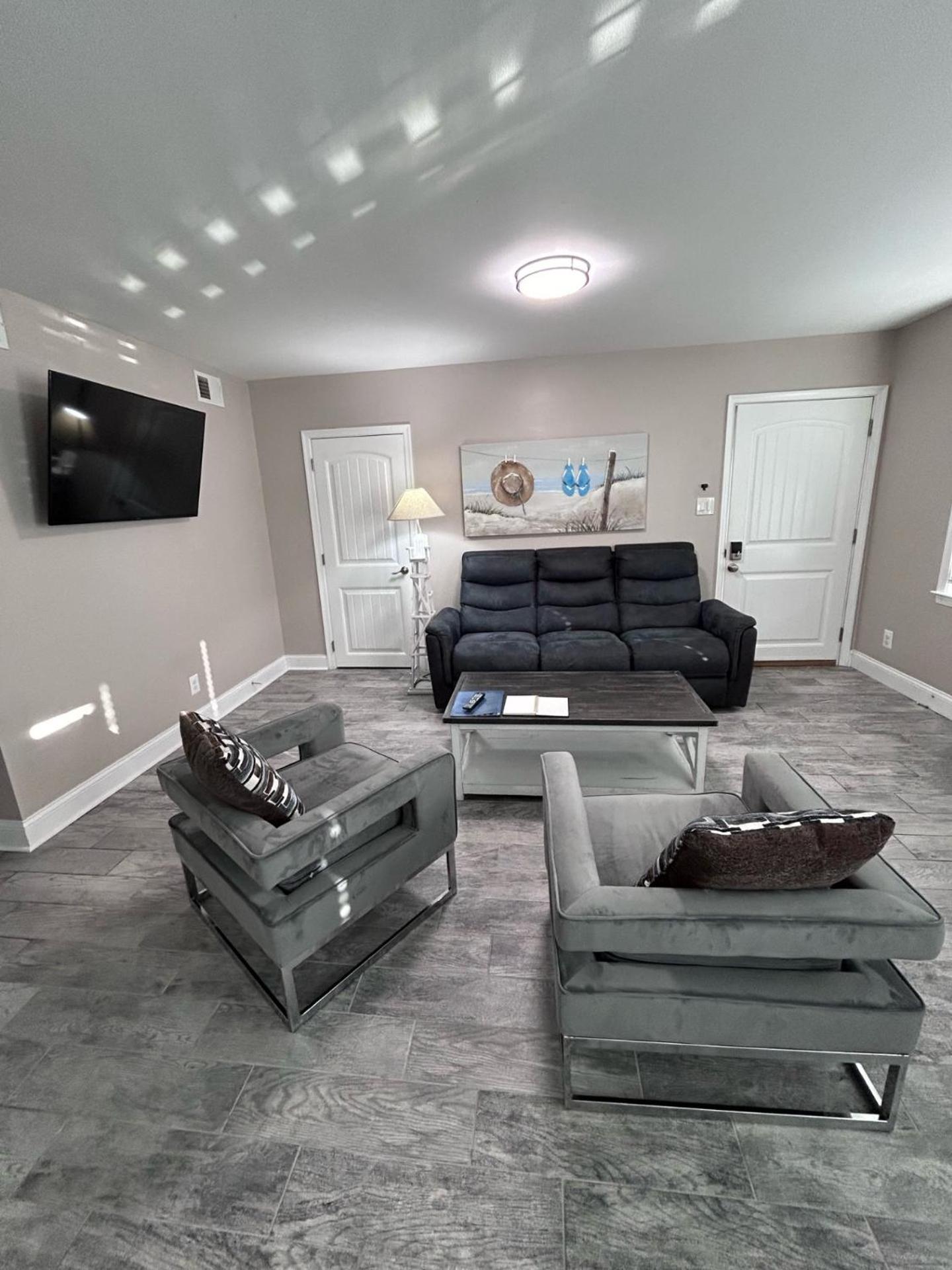 Beach Block Parking Modern Decor Porch Brigantine Bagian luar foto